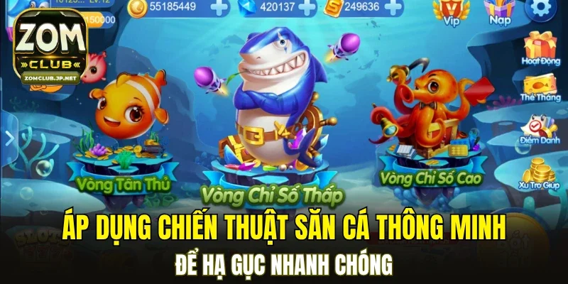 Áp dụng chiến thuật săn cá thông minh để hạ gục nhanh chóng