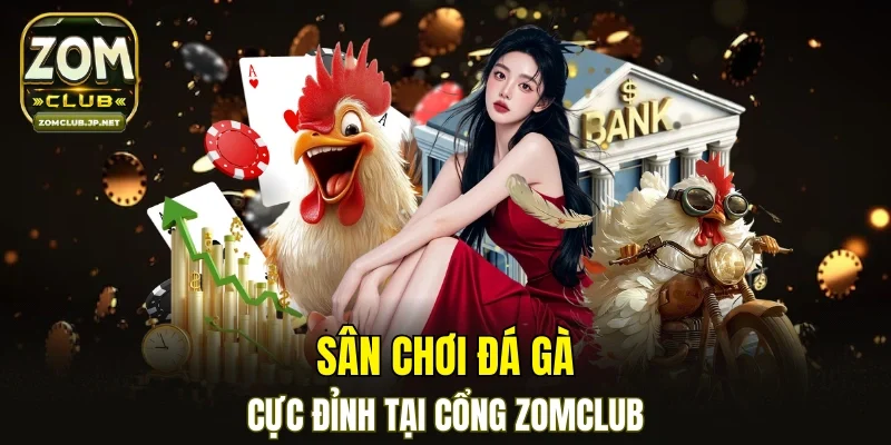 Sân chơi đá gà cực đỉnh tại cổng game ZOMCLUB
